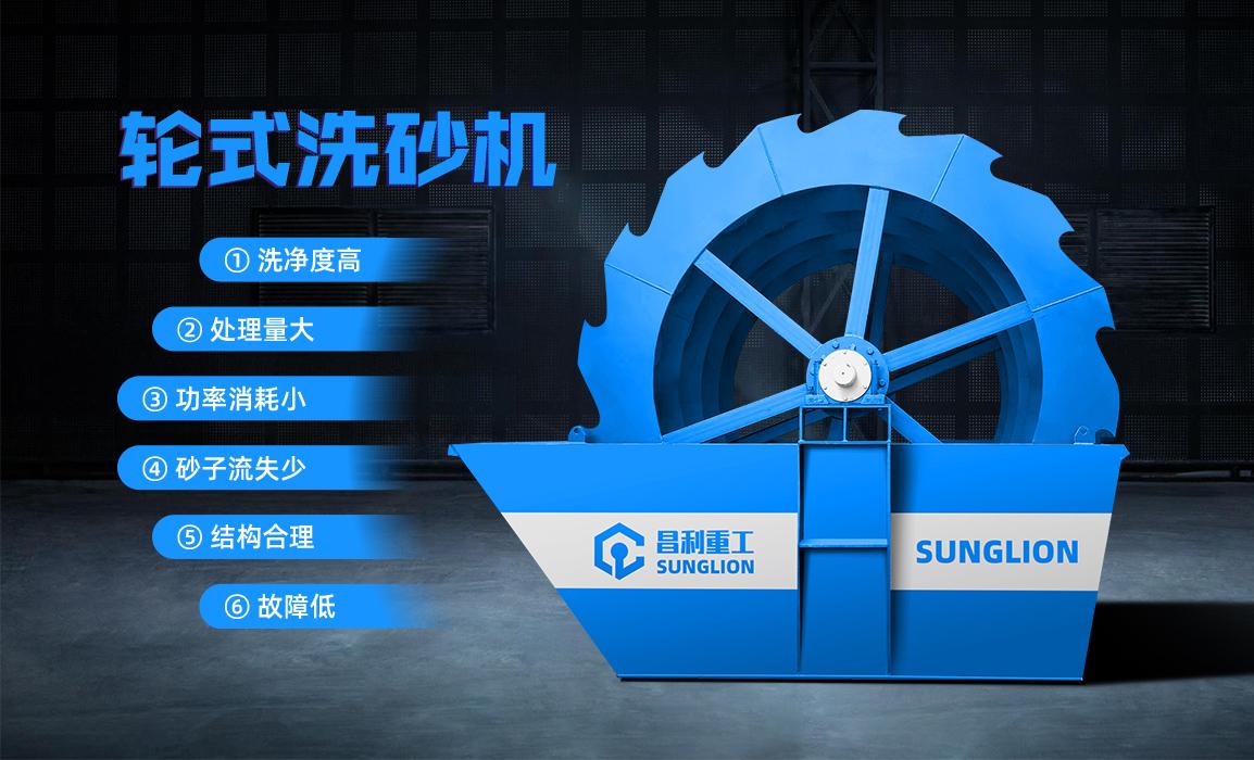 轮式洗砂机